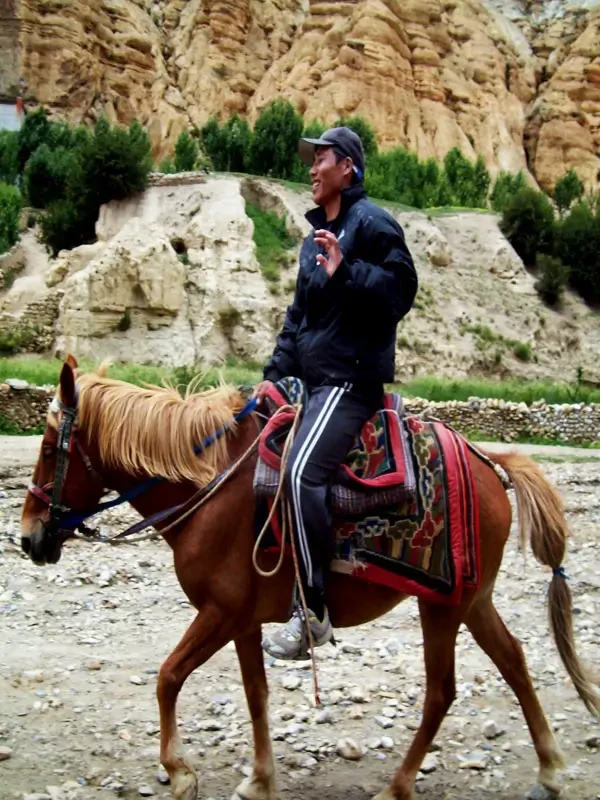 Horse Riding at Upper Mustang