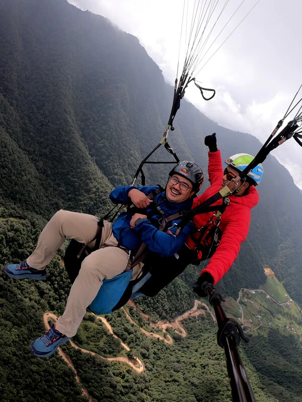 Paragliding in Nepal