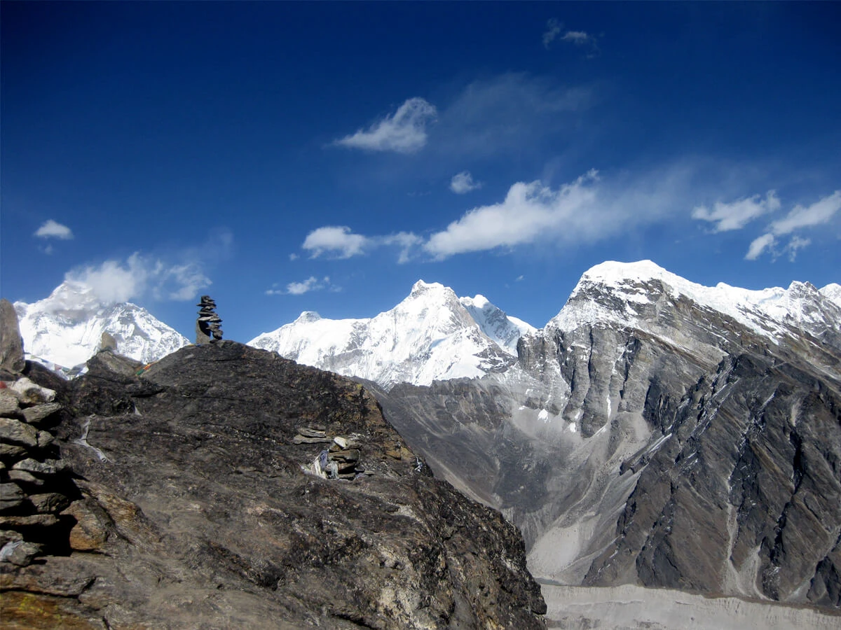 Chulu West Climbing