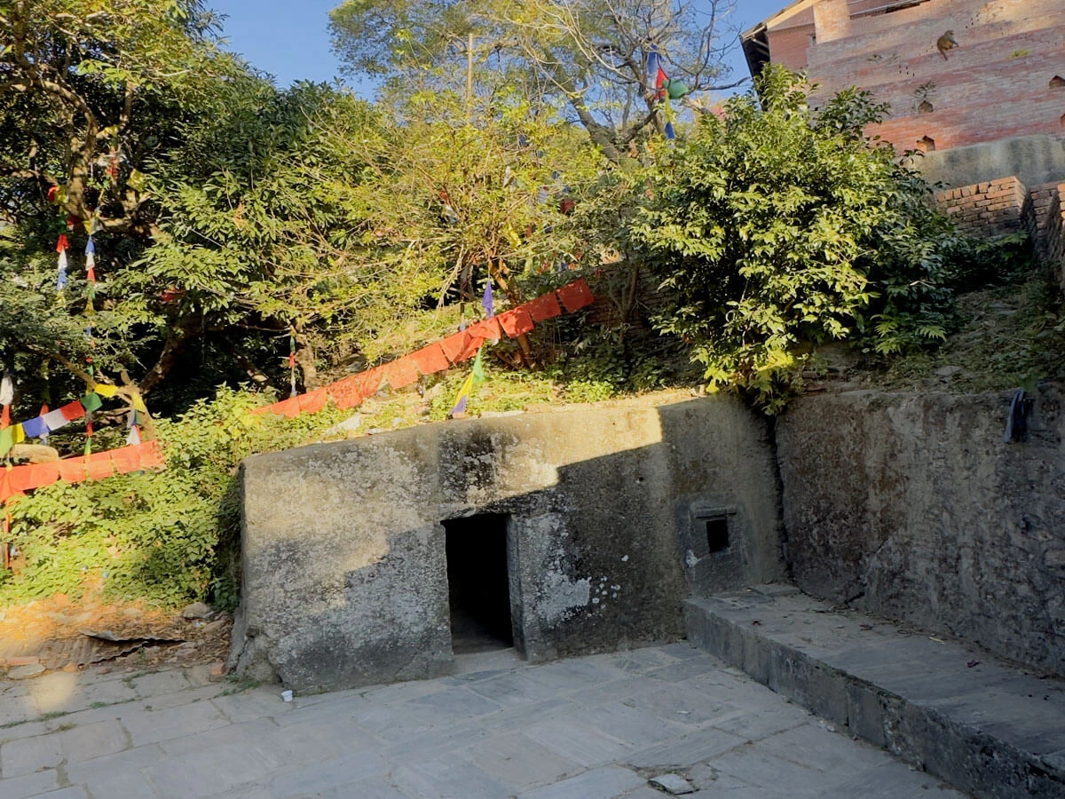 Tiny Meditation Cave at Bajrayogini Temple