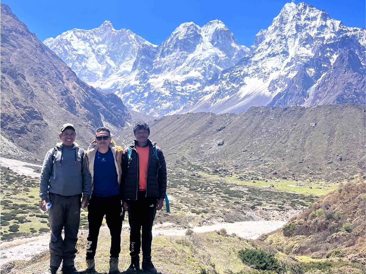 Beautiful picture during the Kanchenjunga Circuit Trek