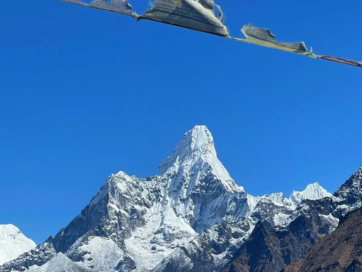 Ama Dablam Peak Seen From Tengboche 1