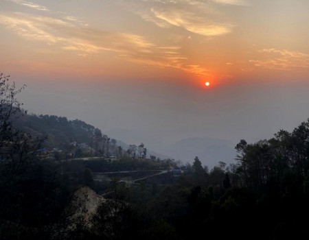 Sunrise View from Nagarkot hiking