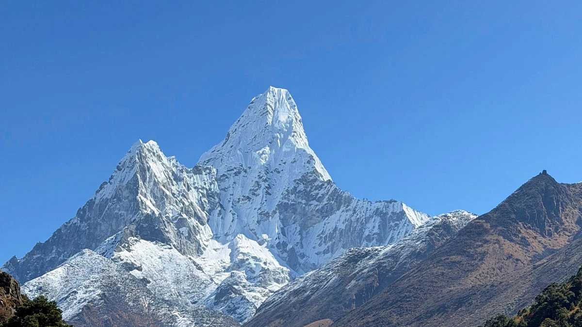 Mount Ama Dablam View from Tengboche
