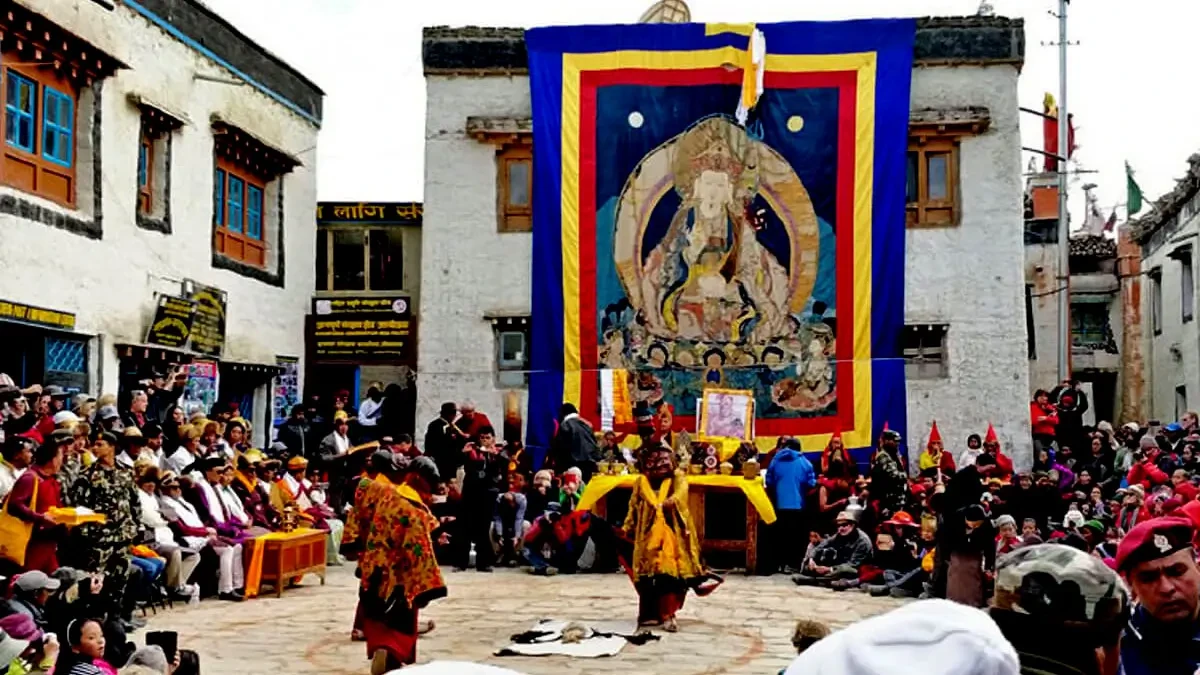 Mask Dance During the Tiji Festival